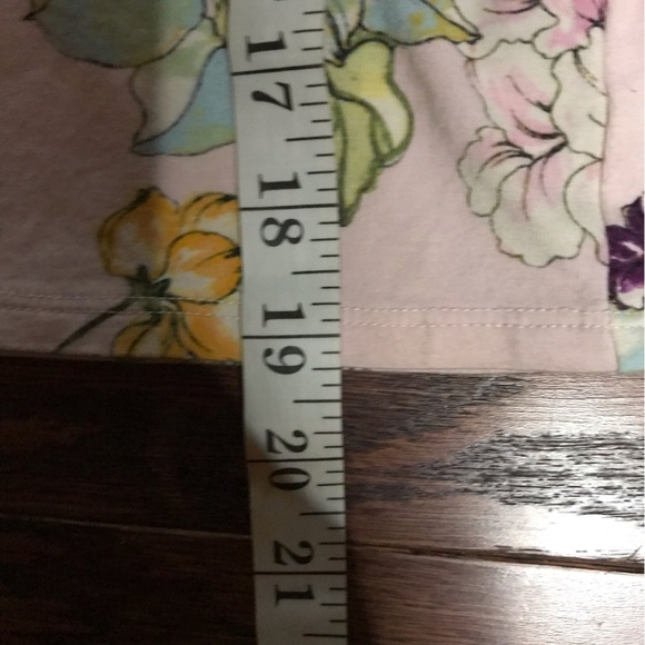 Guess woman’s large fl cold shoulder floral printed blouse - Picture 6 of 7